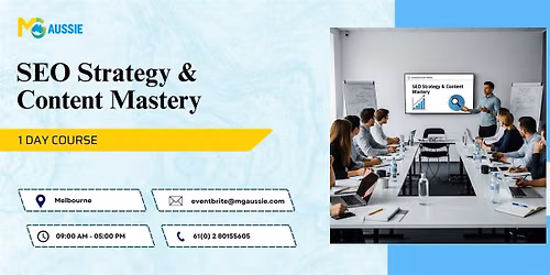 SEO & Content Strategy Mastery: 1-Day Course in Melbourne