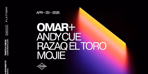OMAR+ x CODA | April 25th