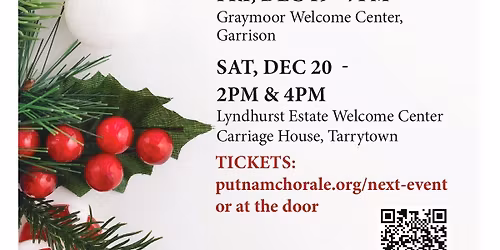 Joy in Every Measure Holiday Concert - Graymoor Welcome Center, Garrison, NY