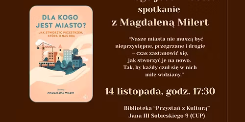 Spotkanie z Magdalen\u0105 Milert
