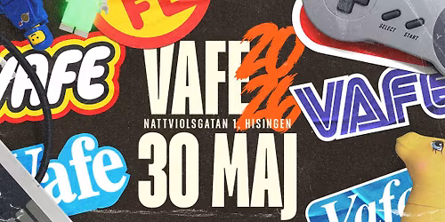 VAFE 2026 - Actionfigurer, tv-spel och andra retroprylar