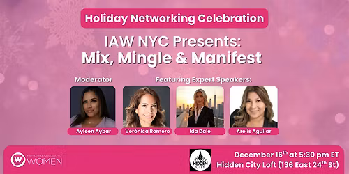 IAW NYC: Mix, Mingle, & Manifest