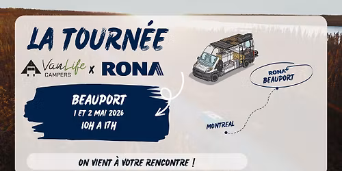 Tourn\u00e9e VanLife Campers x Rona \u00e0 Beauport