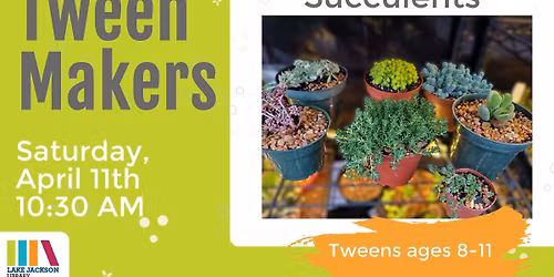 Tween Makers: Succulents