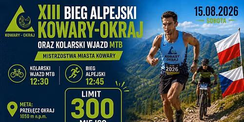 Kowary - Okraj 2026 | Bieg Alpejski i Kolarski Wjazd MTB