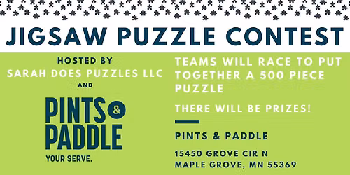 Team Jigsaw Puzzle Contest at Pints and Paddle - November 2026