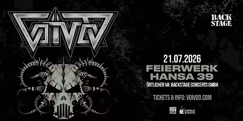 VOIVOD | EUROPA TOUR 2026 | HANSA 39 2026