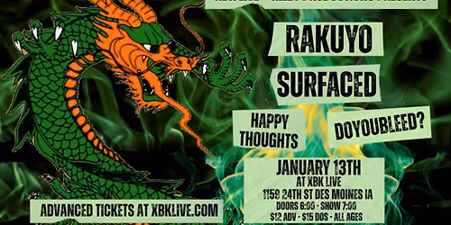 Rakuyo | Surfaced | Happy Thoughts | DoYouBleed?|