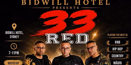 33 RED ARE COMING TO BIDWILL HOTEL