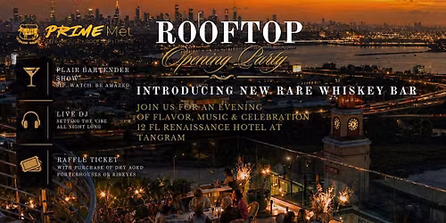 Official Rooftop Opening Party at Prime Met Steakhouse