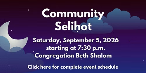 Community Selihot