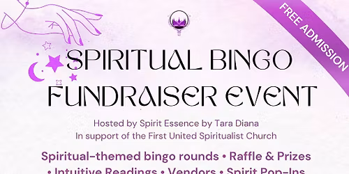 Spiritual Bingo Holiday Fundraiser 