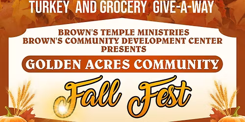 Golden Acres Community Fall Fest
