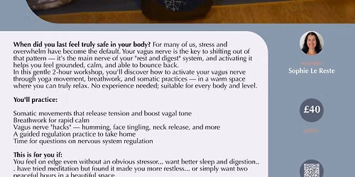 Gentle Vagus Nerve Activation Workshop at New Energy Yoga