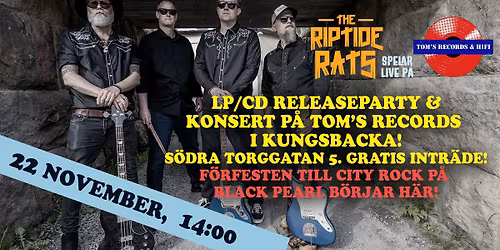 Riptide Rats live på Tom's Records i Kungsbacka!
