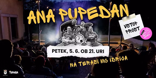 KONCERT ANA PUPEDAN \/\/ Poletje na MCI terasi