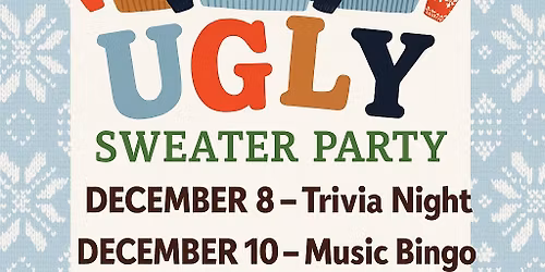 Music Bingo Ugly Sweater Night!
