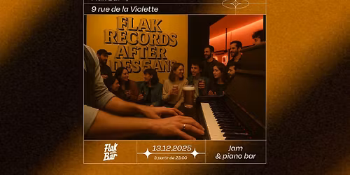 After des 5 ans - Flak Records au Flak Bar \ud83c\udf7a