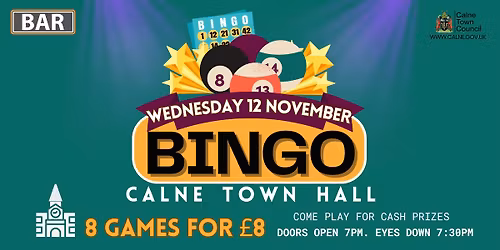 Calne Town Hall Bingo