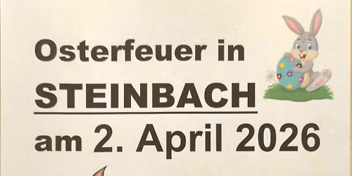 Osterfeuer in Steinbach