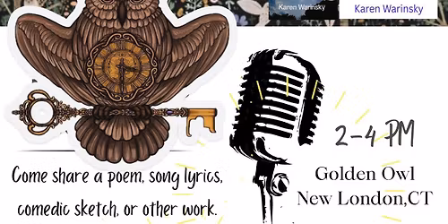 Second Sundays Spoken Word Open Mic with special guest Poet Karen Warinsky