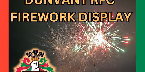 Dunvant RFC Firework Display 2026