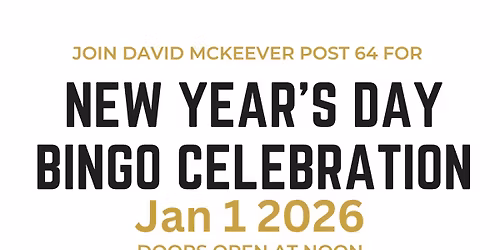 New Years Day Bingo