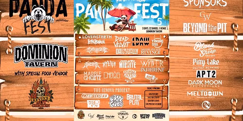 PANDA FEST V at Dominion Tavern!