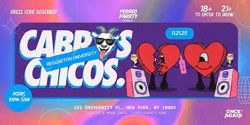 Cabros Chicos - Reggaeton University | Latin Dance  Party (18+)