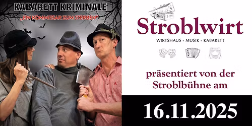 Kabarett Kriminale "Ein Kommissar zum Sterben"