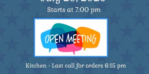 Open meeting 