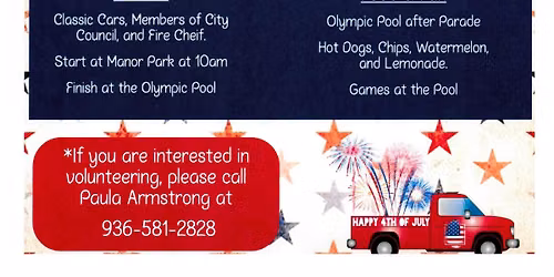July 4th Parade & Pool Party