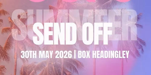 OOPS - SUMMER SEND OFF \/\/ OPEN AIR TERRACE \/\/ 30TH MAY\u2600\ufe0f\u26f1\ufe0f