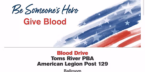 Toms River PBA Blood Drive