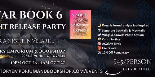 ACOTAR 6 Midnight Release Party