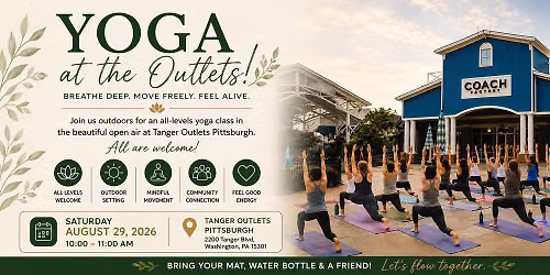 Yoga at the Outlets