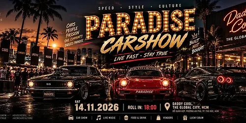 PARADISE CARSHOW 2026 — THE CLQ PRESIDENT OFFLINE