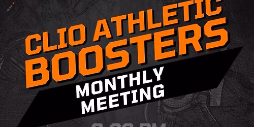 September Clio Athletic Boosters Meeting