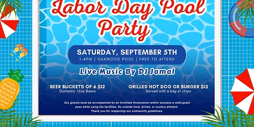 Labor Day Pool Party