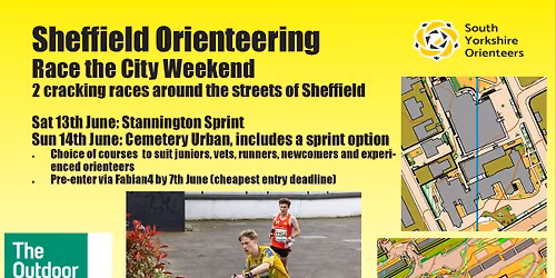 Sheffield Orienteering: Race the City Weekender