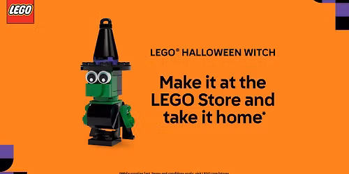 Build a LEGO Witch at The LEGO Store and take it home with you!