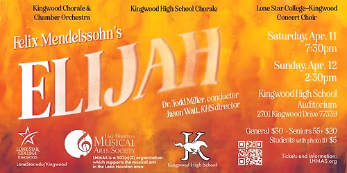 ELIJAH by Felix Mendelssohn