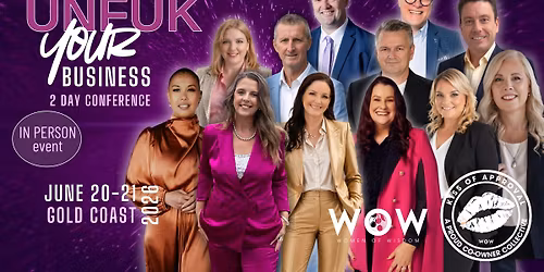 UNFUK YOUR BUSINESS 2 DAY CONFERENCE