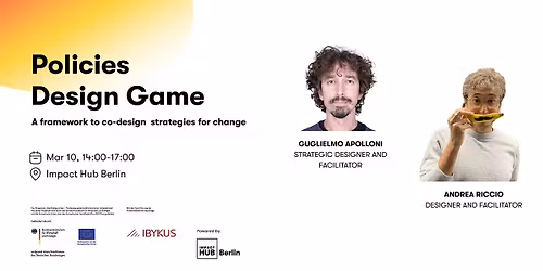 Policies Design Game - a framework to co-design strategies for change