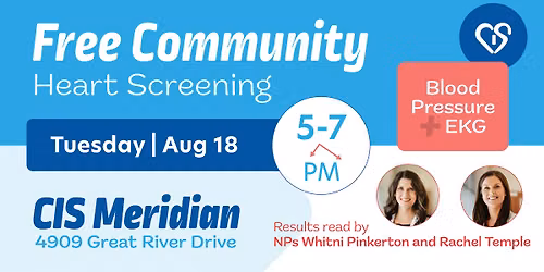 CIS Meridian: Free Heart Month Screening