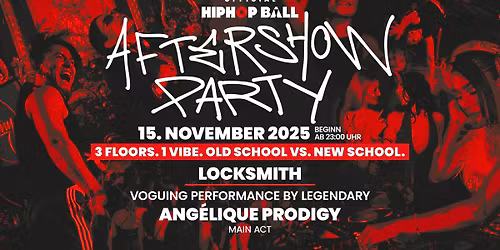 Official Aftershow-Party | 1. HipHop Ball | 15. November 2025