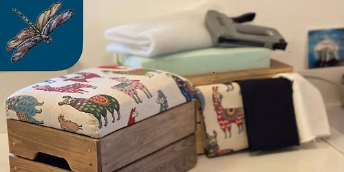 Upholstered Crate Footstool Workshop