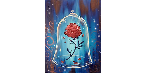 Enchanted Rose - Paint and Sip in Chicago | Classpop!\u2122