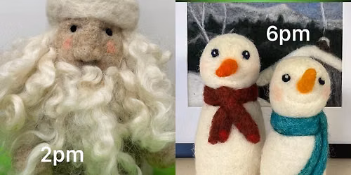 Needle Felted Ornament Workshop