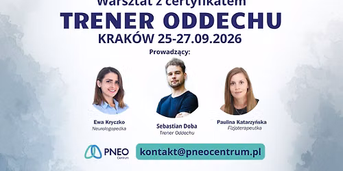 KRAK\u00d3W | 25-27.09.2026 | Warsztat "Trener Oddechu" (certyfikat!)
